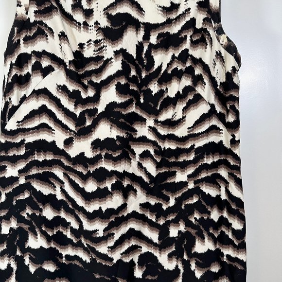 Banana Republic Animal Print Classic Sheath Sleeveless Dress 12 - Picture 6 of 12